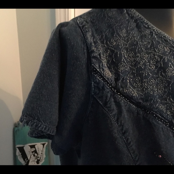 DENIM DRESS, BOHO - Picture 4 of 7